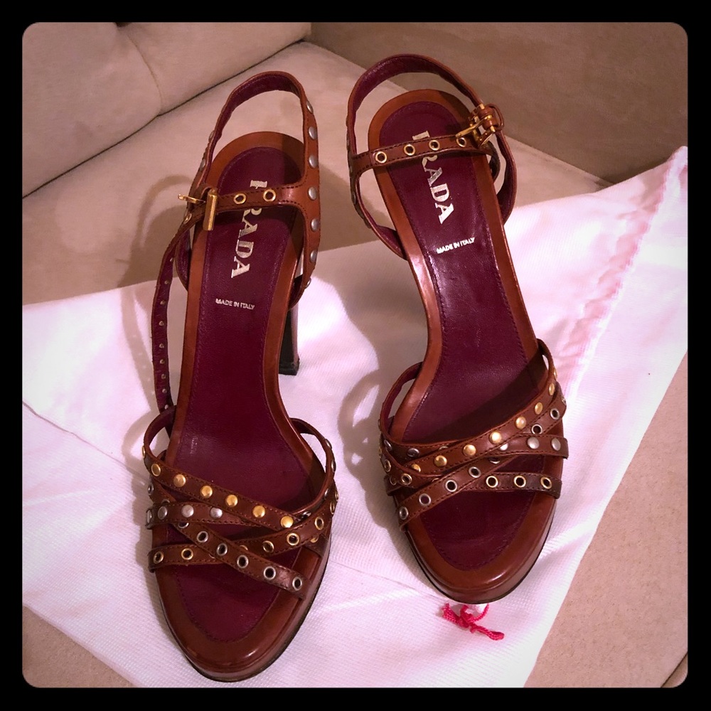 PRADA vintage platform sandals